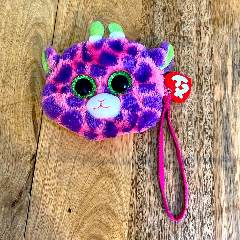 Ty Gear Gilbert the Giraffe Wristlet Coin Purse
